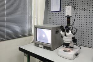 Chienfu owned Microscope of CNC precision machining