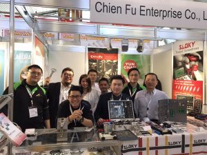 Chienfu-Tec, CNC precision machining in Fastener2017