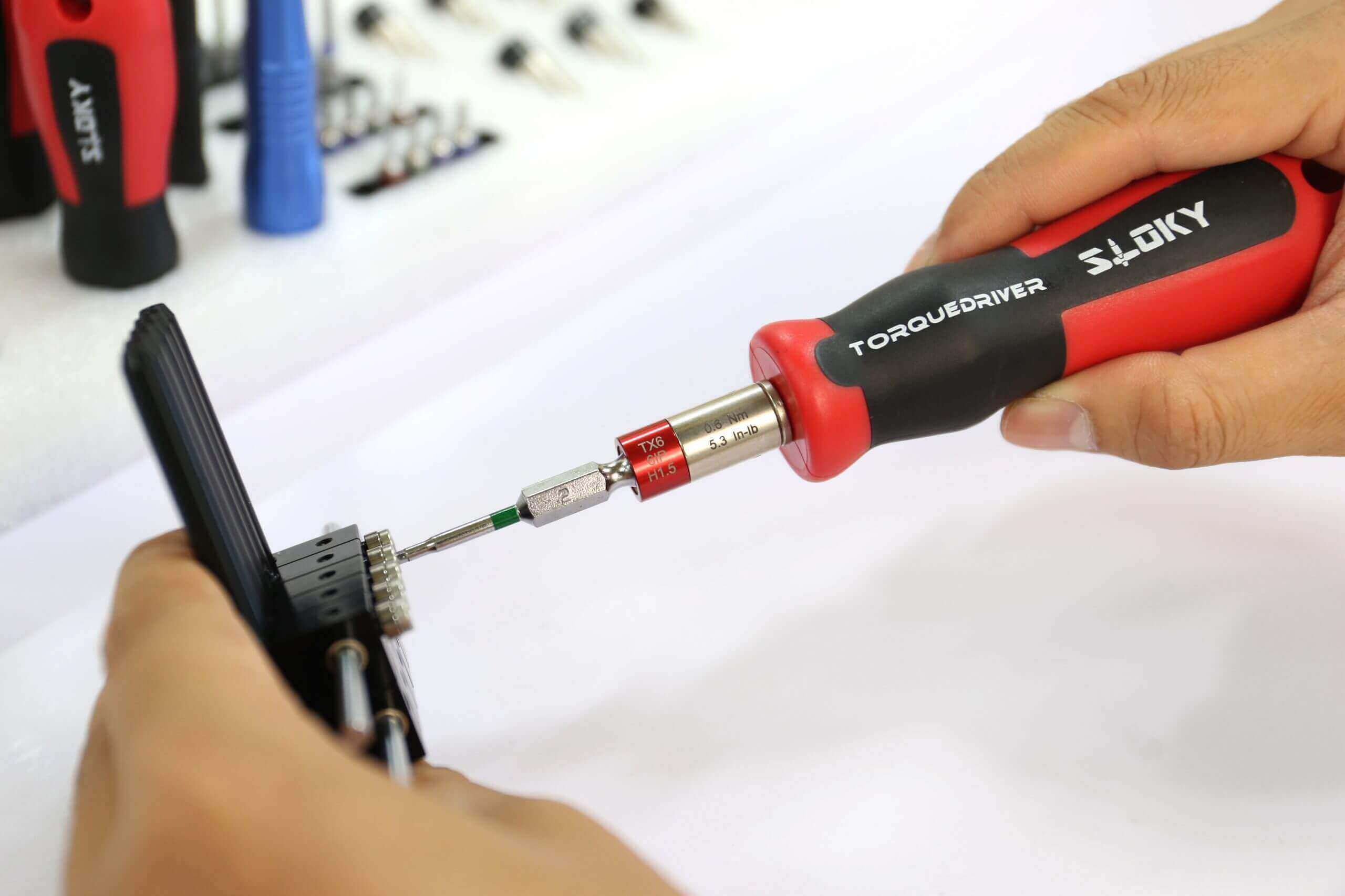 Easily customize from 0.1~18Nm with small MOQ; Sloky is your answer of torque screwdriver